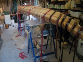 Kajak strip-build